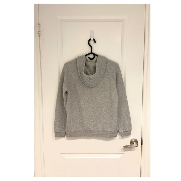 ADIDAS Grey Logo Hoodie - Picture 4 of 5